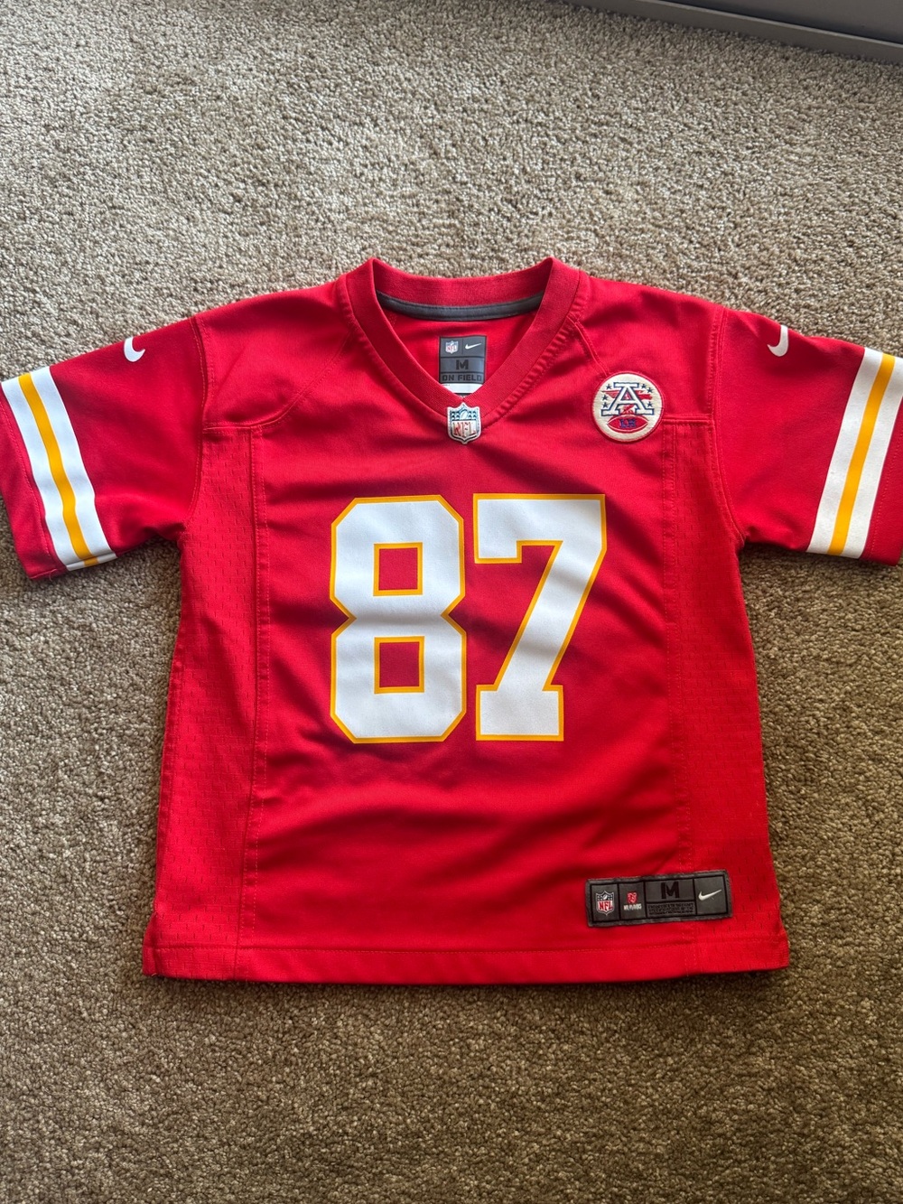 Nike Youth Kansas City Chiefs #87 Travis Kelce Jersey
